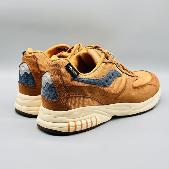 Saucony Shoes Mens 13 Brown Cordura 3D Grid Hurricane Trail Running Sneakers - Picture 7 of 11